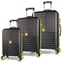 Zoozie Bags Set de maletas de 3 piezas en negro